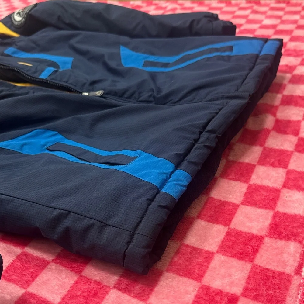 Vintage Weatherproof Expedition Kids Jacket in Navy, Yellow, and Blue - Picture 4 of 8